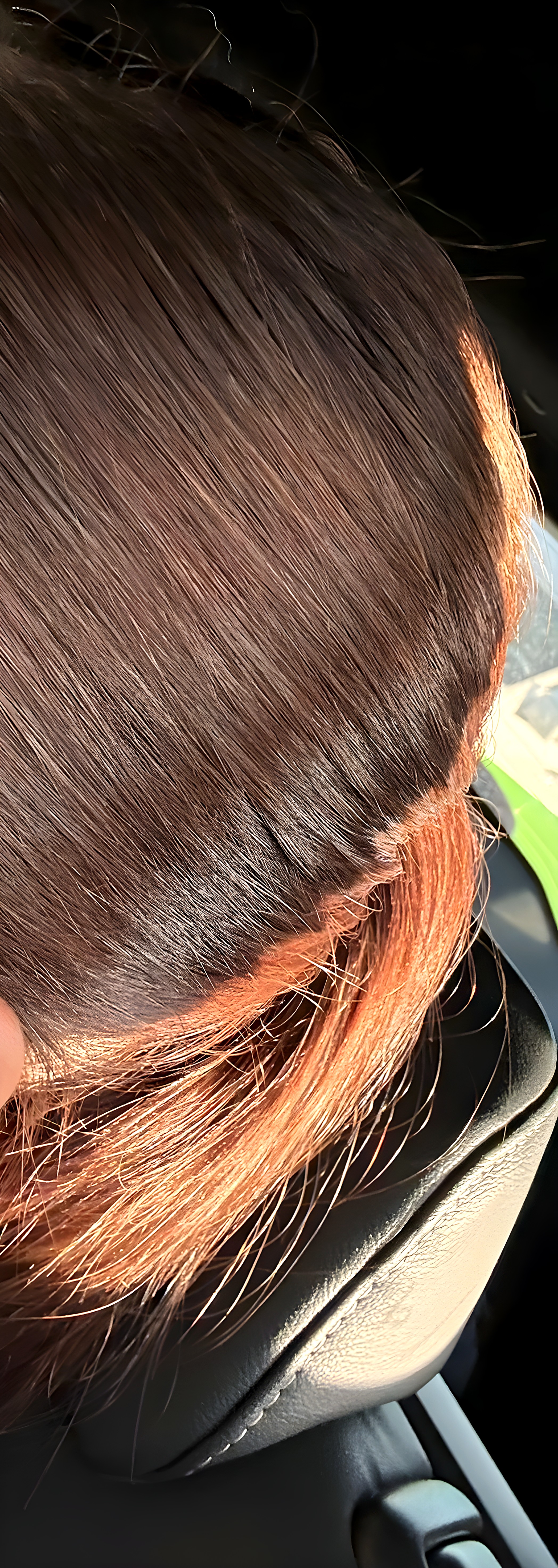 Rich auburn colour work at ShampU